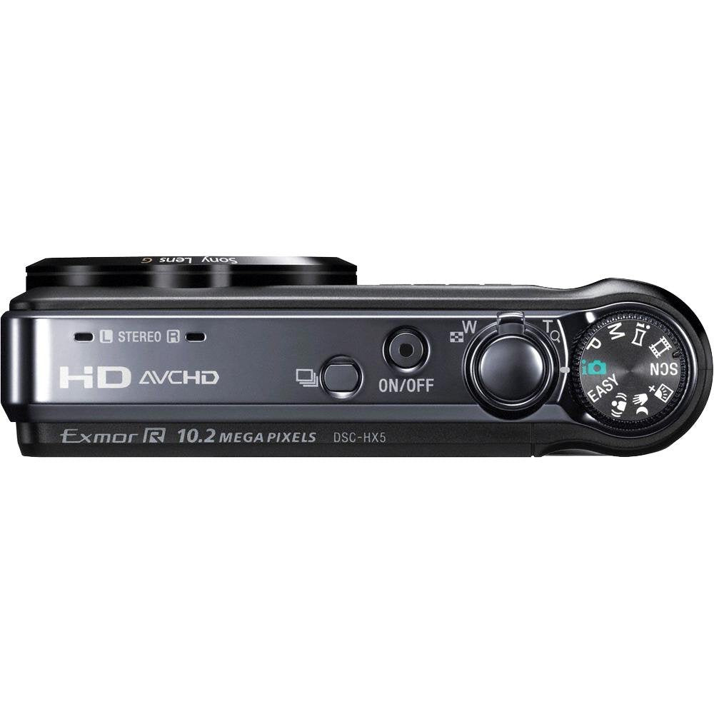 Sony Cyber-shot DSC-HX5V 10.2 MP CMOS 10x Wide-Angle Zoom Digital Camera with Optical Steady Shot Image Stabilization and 3.0 Inch LCD